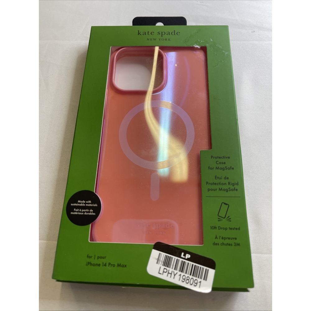 Kate‎ Spade New York Case for iPhone 14 Pro Max MagSafe Pink New Open Box